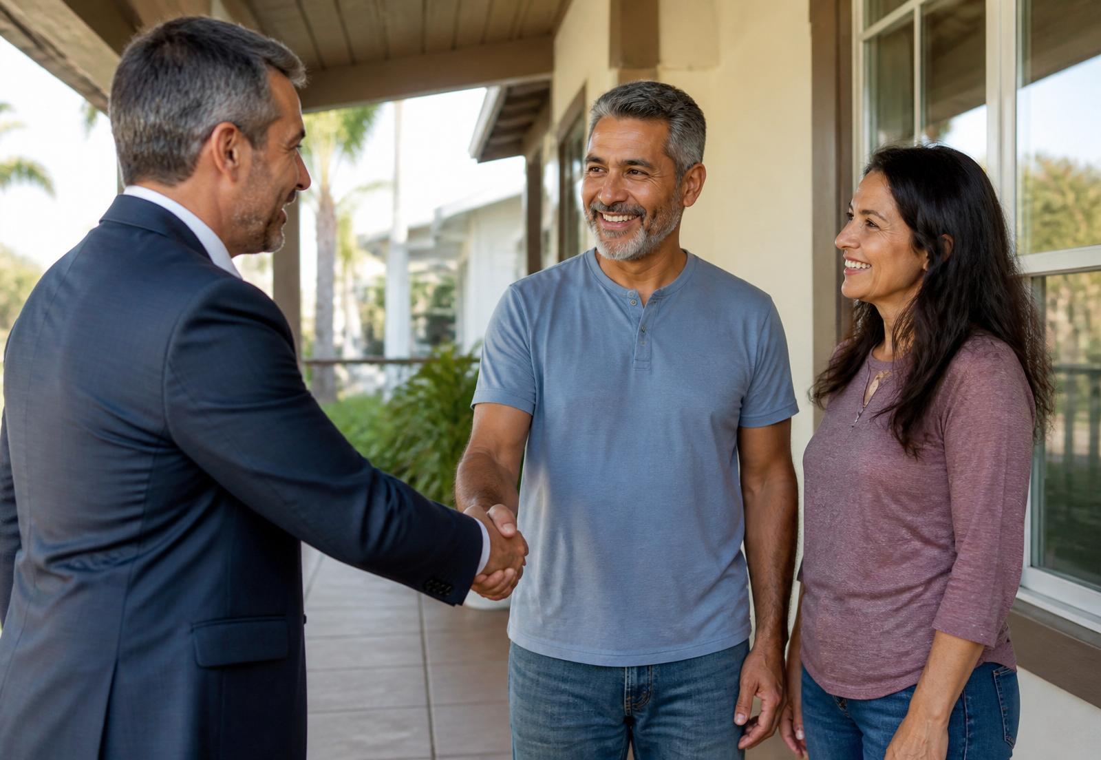 The Higher Offer team meeting with Ventura County homeowners